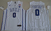Duke Blue Devils #0 Jayson Tatum White College Basketball Jersey,baseball caps,new era cap wholesale,wholesale hats